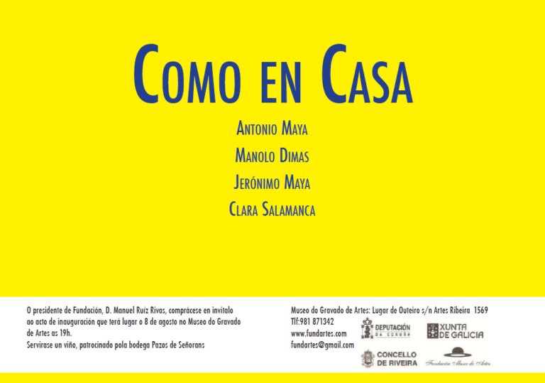 Como en Casa. Antonio Maya, Manolo Dimas, Jerónimo Maya y Clara Salamanca