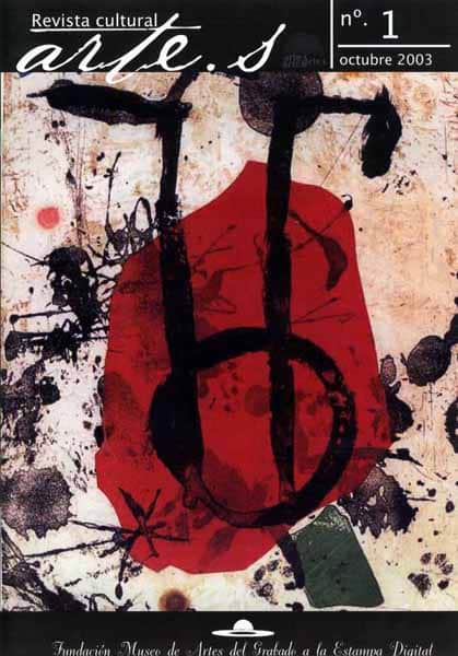 Revista cultural de Artes. Portada del Nº 1. Octubre 2003.