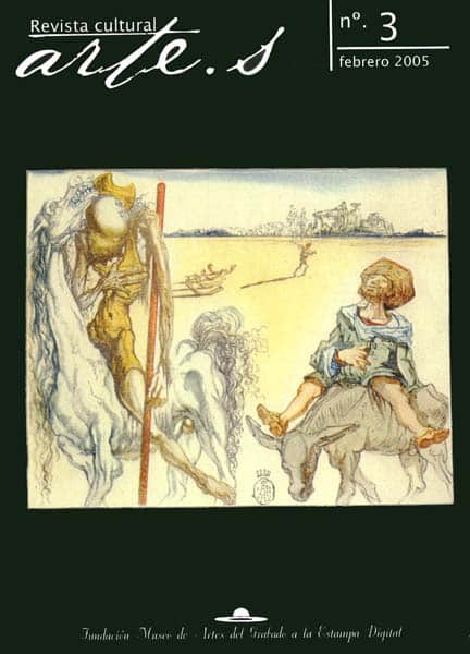 Revista cultural de Artes. Portada del Nº 3. Febrero 2005.